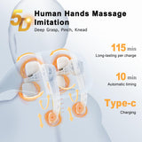 CARESKYpro Neck and Shoulder Massager with Heat Cordless Deep Tissue Electric 5D Shiatsu Kneading Back Massager for Pain Relief Full Body Massage Best Gifts for Men Women