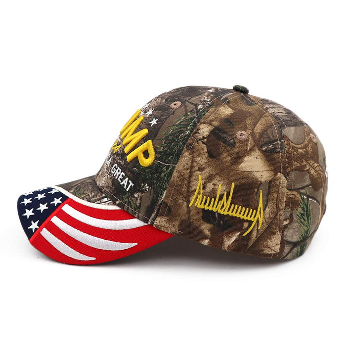 Trump 2024 Hat Donald Trump Hat 2024 MAGA Keep America Great Hat Camo USA Embroidered Adjustable Baseball Cap