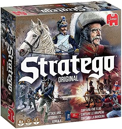 Jumbo, Stratego - Original, Strategy Board Game, 2 Players, Ages 8 Year Plus