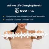 KOAPRO Large Fascia Massage Tool, Myofascial Release Tool, Manual Trigger Point & Deep Tissue Massager, Holistic Fascia Health & Cellulite Massager Tool, Legs, Back, Full Body Massage Stick