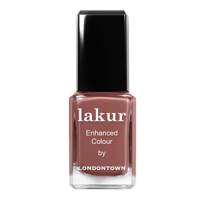 Londontown LAKUR Enhanced Color Nail Polish, Nail Lacquer, Mudslide, Brown