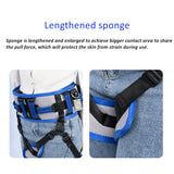 WEEOATAR Medical Nursing Gait Belt, Non-Slip Transfer Nursing Sling with Handles, Mobility Standing and Lifting Aid Transfer Belts for Disabled, Elderly, Injured (Blue)