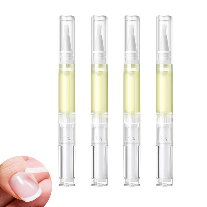 Radiant Nail Growth Oil, Radiant Nail Growth Oil Pen, Nail Strengthener, Cuticle Oil for Nails, for Moisturize Strengthen Brighten Nails Care (4 Pcs)