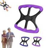 Cohbskj Great Lift Aid, Lift Aids to Help Seniors Stand Up, Portable Stand Assist Aid for Elderly, Portable Lift Aid for Seniors, 450lbs Weight Capacity for Paramedic Nurse (Purple)