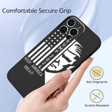 EDREES Compatible with iPhone 14 Pro Phone Case,Keep America Great American Flag Trump 2024 Trendy Graphic for iPhone Case Men Women, Slim Shockproof Protective Soft Silicone Gifts Case for iPhone