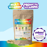 Prenatal Dog Vitamins – Multivitamin for Dogs and Cats with Folic Acid, Minerals and Amino Acids. Ideal for Pregnant, Breast Feeding and Newborn Pets – Senior Dog Supplement, Complete Puppy Vitamins.