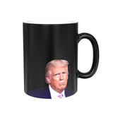 Turtle Straws Biden Sniffing Trump Mug - Funny Mug - Biden Appears as it Heats - Perfect Novelty Gag Gift - Office Joke - Funny Gifts - Magic heat change mug.