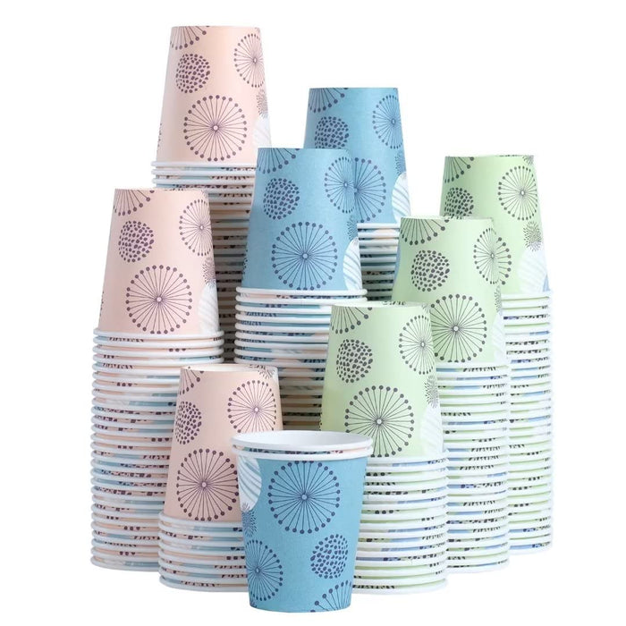 [300 Pack] 5 oz Mini Paper Cups, Small Mouthwash Cups 5 OZ, Disposable Bathroom Cups, Paper Coffee Cups 5 Ounce for Bathroom, Supermarket, Birthday Party, Travel, Events, Picnic, BBQ