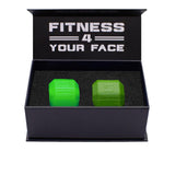 Jawzrsize Pop N Go and Custom Fit Jaw Enhancer Bundles- Jaw, Face, and Neck Exerciser and Toner