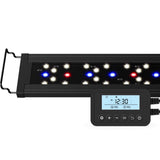 NICREW SkyLED Plus Aquarium Plant Light, Freshwater Fish Tank Light with Ramp Up and Dim Down, Spectrum Adjustable and Lighting Schedule Programmable with Controller, 30-36 Inches, 30 Watts