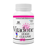 Vitadone Cleanse - to Be Taken Digestive Cleansing Supplement - Natural Laxative for Smooth Digestive Systems - Flaxseed, Psyllium, Aloe Vera - Balance & Regularity - 30 ct.