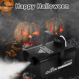 Fog Machine Smoke Machine with Wireless Remote, One-Key Lock Automatic Smoke Spray, 500 Watt Portable Fogger for Halloween Parties Wedding Christmas and Stage Effect