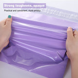 Hipruict Adult Diaper Disposal Bags, Set of 100 Dirty Diaper Bags Disposable, Self-adhesive Seal, Waterproof and Leak-proof, Discreetly Hide Personal Elderly Diapers, Seal Odor, Purple