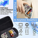 Anbêrnic RG35XX Handheld Emulator Pocket Retro Handheld Game Console, Built-in 64G TF Card 5474 Classic Games 3.5 Inch IPS Screen Linux System Support HDMI TV Output (RG35XX-Grey+Bag)