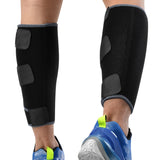 Odoland Calf Compression Sleeve Calf Brace for Calf Pain Relief Strain, Sprain, Tennis Leg and Calf Injury - Guard Leg and Adjustable Shin Splints Support for Sport Recovery Fitness and Running