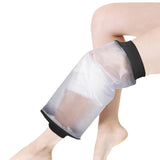 EXQUISITO Knee Cast Cover for Shower | Available in 3 Sizes | Knee Shower Sleeve For Knee Wounds, Bandage, Burns | Knee Shower Protector After Surgery - Fit for Women & Children - 16Inches Long