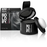 BOLDIFY Hairline Powder Instantly Conceals Hair Loss, Root Touch Up Hair Powder, Hair Toppers for Women & Men, Hair Fibers for Thinning Hair, Root Cover Up, Stain-Proof 48 Hour Formula (Dark Grey)