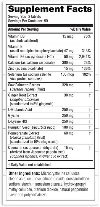 Real Health Prostate Formula with Saw Palmetto 270-Tablets by EMERSON HEALTHCARE