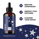 Sleep Essential Oil Blend for Diffuser - Dream Essential Oil for Diffusers Aromatherapy and Wellness with Ylang-Ylang Clary Sage Roman Chamomile and Lavender Essential Oil for Nighttime Support 4oz