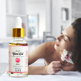 MERICH Natural Yoni Oil | Feminine Yoni Detox Oil | Naturally Scented Vaginal Oil | Restores pH Balance for Women | Eliminates Odor | Natural Vaginal Tightening and Gentle Cleansing (Rose)