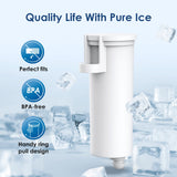 Waterdrop Replacement for GE® Profile Opal Nugget Ice Maker Water Filter, P4INKFILTR, with Ring Pull, NSF 42&372 Certified, BPA-Free, 4 Counts