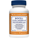 The Vitamin Shoppe Biocell Collagen II with Hyaluronic Acid - 1000mg per Serving (60 Vegetable Capsules)