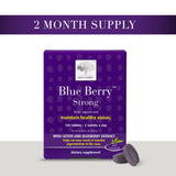NEW NORDIC Blue Berry Strong | Macular Pigmentation, Night Vision and Screen Time Eye Support Supplement | with Marigold & Blueberry | 120 Tablets (Pack of 1)