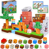 Goody King Magnetic Blocks | 100PCS Magnet Building Cube Game, Constructions Toys for Boys & Girls Age 3-4, 5 6 7 8 9 10, STEM Montessori Stacking Toy, Sensory Tiles Building Christmas for Toddlers