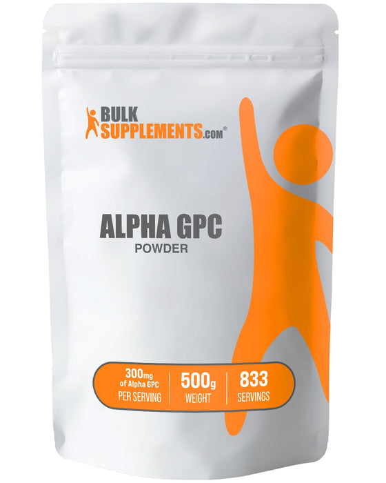 BulkSupplements.com Alpha GPC Powder - Choline Supplements, Alpha GPC 300mg - Acetylcholine Supplements, Unflavored & Gluten Free, 600mg per Serving, 1kg (2.2 lbs) (Pack of 1)