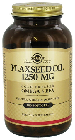 Flaxseed Oil 1250mg 100 SG 3-Pack