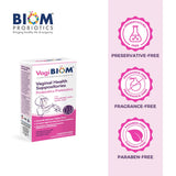 VAGIBIOM Lactobacillus Suppository: Microbiome Flora balance and Odor Control Regimen; Balance and Nourishes Healthy Flora; Paraben-Free Preservative-Free