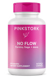 Pink Stork No Flow: Dry Up Breast Milk Supply with Sage, Parsley, and B Vitamins, Postpartum Essentials for Women to Stop Breastfeeding and Decrease Milk Production, 60 Capsules