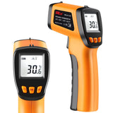 Infrared Temp Gun Thermometer, Non-Contact Digital Laser Infrared Thermometer Temperature Gun, Adjustable Emissivity IR Thermometer Heat Temperature Reader Gun (-58°F to 1022°F)