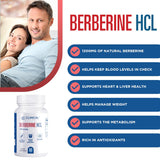 Clinical Effects Berberine HCL - Pure Berberine 1200mg - Liver Support - Vegan Supplement - 3 Pack - Made in The USA