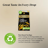 TWININGS (UK) Lady Grey 40 Tea Bags