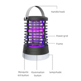 Bug Zapper Outdoor Bug Repellent Rechargeable Camping Lamp Waterproof Mosquito Killer Fly Trap Mosquito Repellent Portable Bug Zapper for Outdoor, Patio, Camping Accessories, Camping Gear Must Haves