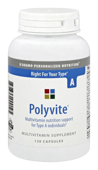 D'Adamo Personalized Nutrition Polyvite A, 120 Count