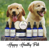 Natural Oil for Dogs Skin and Coat to Relieve Dry Itchy Skin, Add Shine to a Dull Coat, Reduce Shedding with Coconut, Olive and Almond Oils | Vegan Pet Product Made in The USA