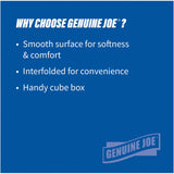 Genuine Joe GJO26085 Cube Box Facial Tissue, 2-Ply, 85 per Box, White (Pack of 36)