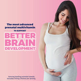 One A Day Womens Prenatal Advanced Complete Multivitamin with Brain Support* with Choline, Folic Acid, Omega-3 DHA & Iron for Pre, During and Post Pregnancy, 30+30 Count (60 Total Set)