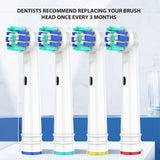 Replacement Toothbrush Heads for Oral B Braun(Individually Packaged),8 Pack Professional Electric Toothbrush Heads Compatible with Oral B 7000/Pro 1000/9600/ 5000/3000/8000 (8 Count)