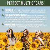 Perfect Supplements - Perfect Multi-Organs – 180 Capsules – A Blend of 6 Synergistic Glandulars – 100% Freeze Dried & Hormone Free – New Zealand Pasture Raised
