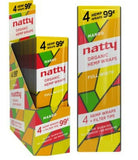 Natty Full Width Hemp Wraps 15 Packs Per Box 4 Wraps Per Pack Mango (1 Count)