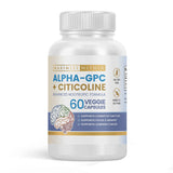 Maximize Within Alpha GPC + Citicoline 60 Ct, 1600mg Concentrated Formula- 99%+Highly Purified & Bioavailable Nootropic-Cognitive Enhancer, Supports Memory, Brain Function, Boosts Focus, Mood & Energy