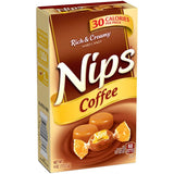 Brach's Nips Coffee Flavored Hard Candy, Individually Wrapped Candy, 3.25 Ounce Bags (Pack of 12)
