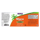 NOW Foods Maca Capsules, 500 mg, 250 Count (Pack of 1)