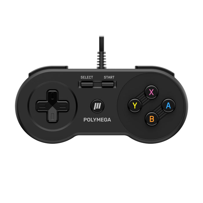 Polymega® Super Retro Controller (RC02) - Wired Connection For SNES Style Controller Ports