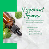 Pack of 2-16 fl oz - Peppermint Essential Oil - 100% Uncut - GreenHealth