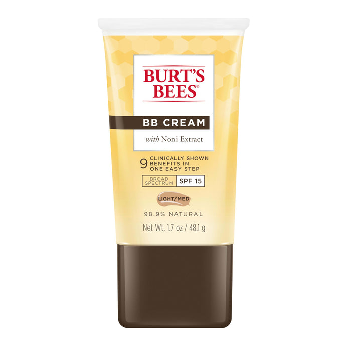 BURT'S BEES BB Cream with SPF 15, Light / Medium, 1.7 Oz (Package May Vary)