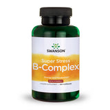 Swanson Super Stress B-Complex - Vitamin Supplement - Formula for Healthy Energy Levels - (240 Capsules)